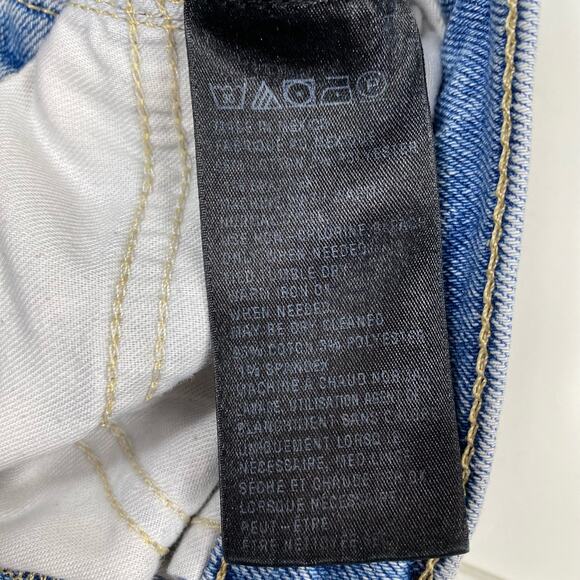 BDG Girlfriend High Rise Jeans Cropped Light Wash Urban Outfitters Women 24 - Picture 11 of 12